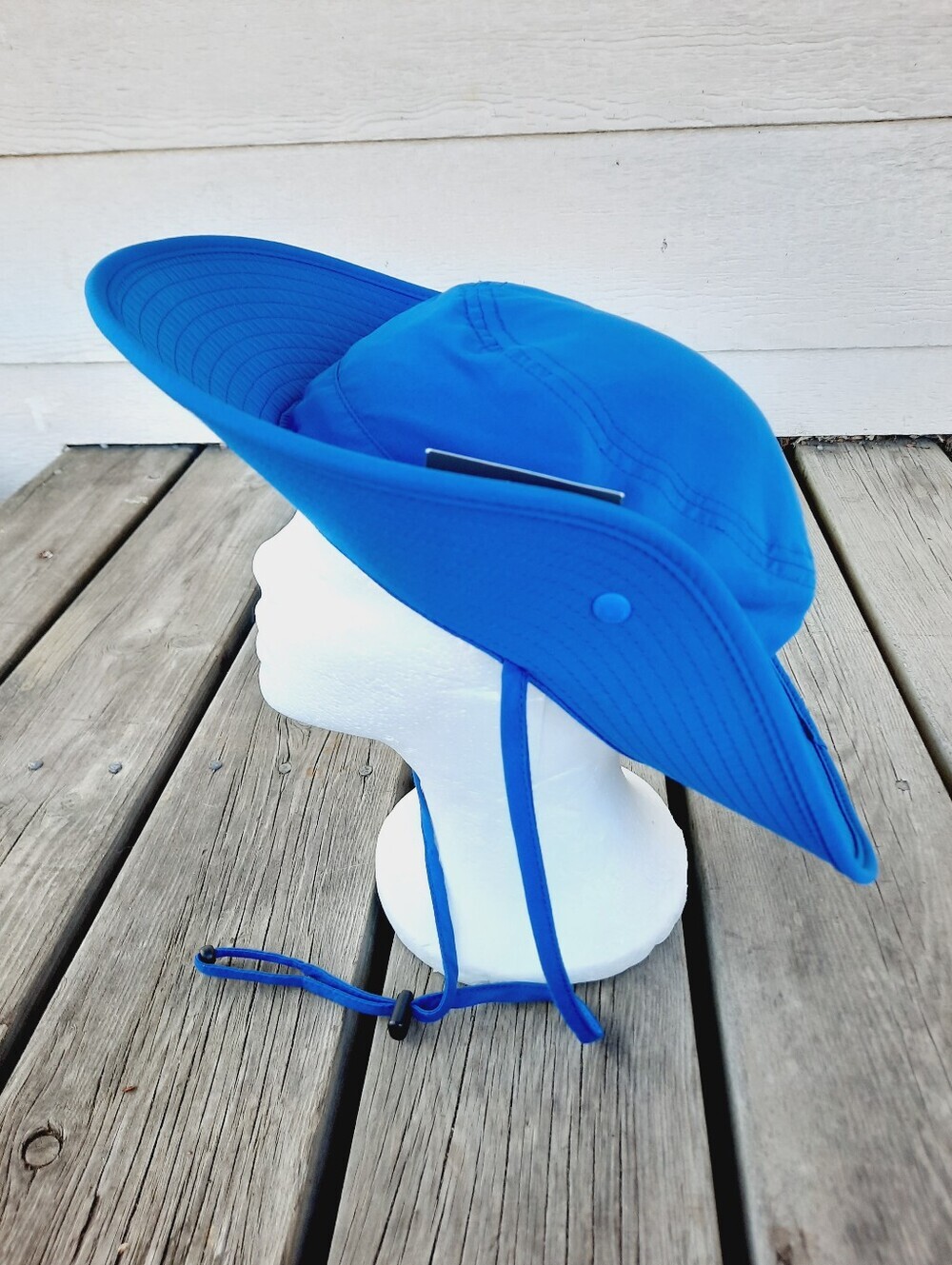 NWT Eddie Bauer Trailcool UPF 50+ Cooling Adventure Brim Hat Sapphire Size L/XL - Picture 10 of 16